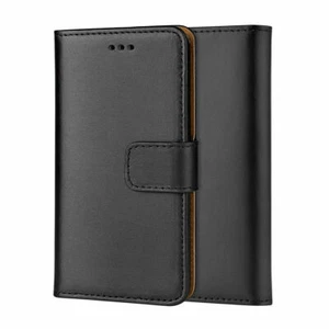 LUJO CUERO REAL FUNDA CARTERA BOLSILLO PARA TARJETAS SAMSUNG GALAXY A50 REINO UNIDO - Imagen 1 de 11