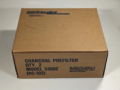 Enviracaire Charcoal Prefilter Replacements for Model 33002 AC-102 Box of 2 - Image 1 of 4