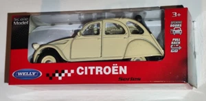 WELLY 2024  CITROEN 2CV CONVERTIBLE  modellino auto PRODOTTO LICENZA 1:34-1:39 - Foto 1 di 5