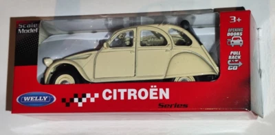 WELLY 2024  CITROEN 2CV CONVERTIBLE  modellino auto PRODOTTO LICENZA 1:34-1:39 - Immagine 1 di 4