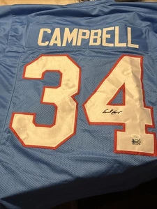 Earl Campbell Signed Houston Oilers Jersey JSA Certified - Picture 1 of 5