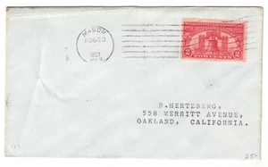 1927 Mason Nevada Cancel Cover to Oakland CA - Picture 1 of 2