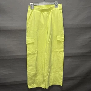 Old Navy Cargo Jogginghose weich neongrün Mädchen L weites Bein - Bild 1 von 4