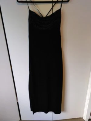 Maxi Vestido De Colección Y2K Rampage Terciopelo Sin Mangas Capricho Hada Grunge Gótico Talla S Foto 1 de 4