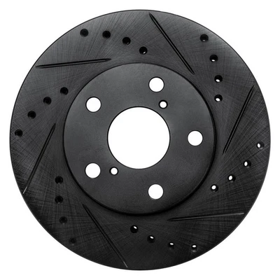 For Lexus SC300 92-98 Brake Rotor DFC Premium Drilled & Slotted Front Passenger - Imagem 1 de 4