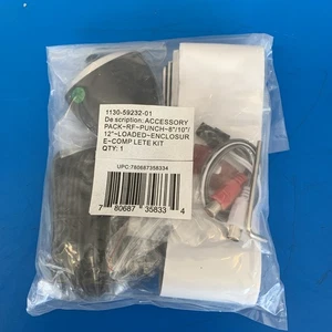 Rockford P300-10 P300-12 Reinstall Kit Bass Knob Power Plug RCA Input Velcr NEW - Picture 1 of 3