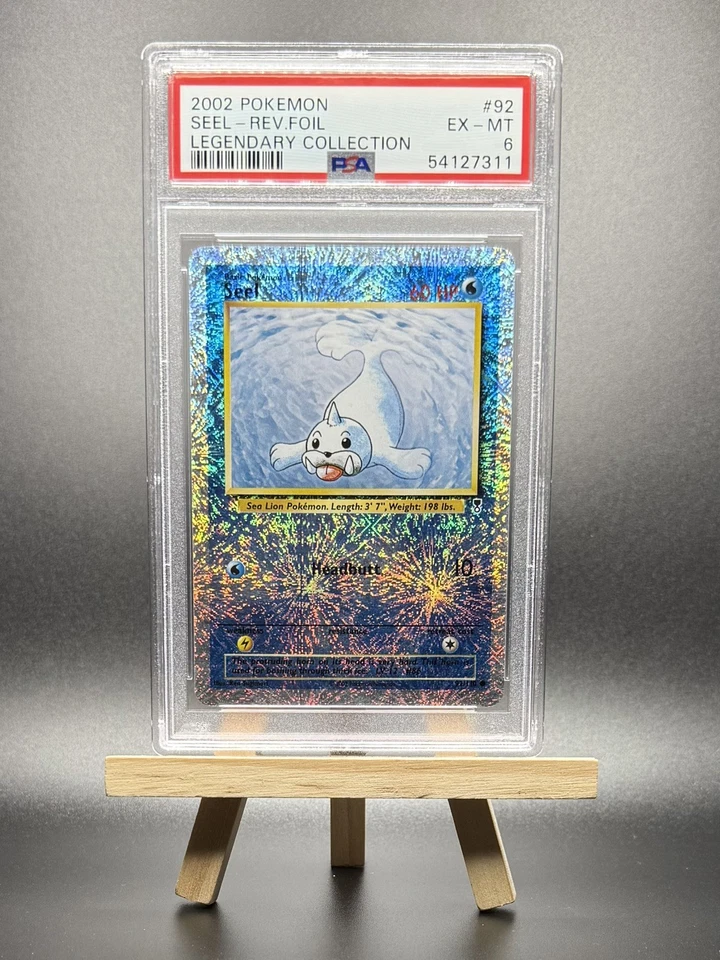 2002 POKEMON SEEL REVERSE HOLO #92 LEGENDARY COLLECTION PSA 6 WOTC VINTAGE - Image 1 of 2
