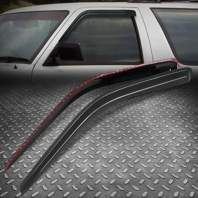 [Aspecto de carbono] Para 98-02 Chevy GMC C/K 1500-3500 2 puertas Fleetside Ventana Visera Pantalla Foto 1 de 4