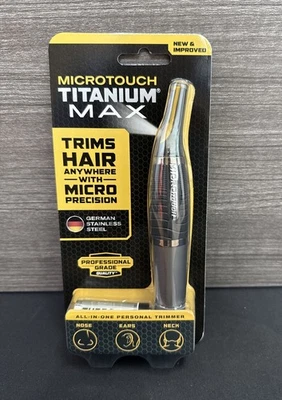 MicroTouch Titanium Max Lighted Personal Precision Trimmer - Brand New - Image 1 of 4