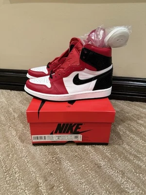 Nike Air Jordan 1 Retro Alto OG Satinado Serpiente Chicago Talla 6.5W Foto 1 de 4