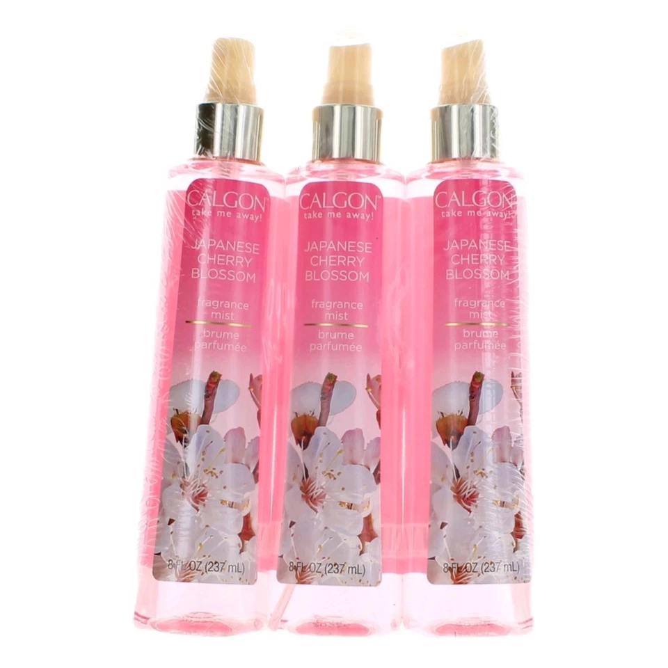 Calgon Japanese Cherry Blossom de Calgon, paquete de 3 8 oz fragancia bruma mujer Foto 1 de 1