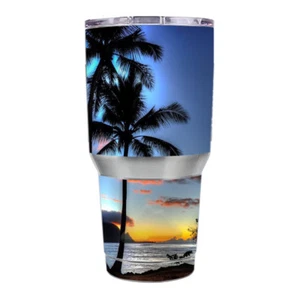 Skin Decal for Ozark Trail 30 oz. Tumbler / Paradise Sunset Palm Trees - Picture 1 of 1
