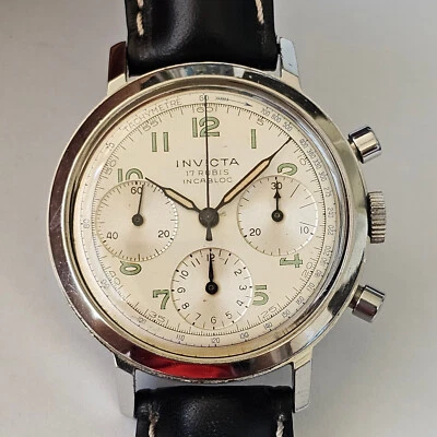 INVICTA-CRONO-RUOTA A COLONNE-ACCIAIO-BOX-GARANZIA-OVERSIZE (37,5 MM)-VENUS 178 - Immagine 1 di 4