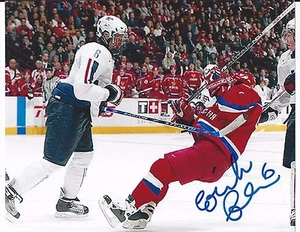 Erik JOHNSON Signed TEAM USA 8x10 Photo Rare FULL SIGNATURE Colorado Avalanche - Picture 1 of 1