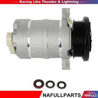 for Cadillac Eldorado Fleetwood Seville AC Compressor 4.5L 1989-1990 4.9L 91-92 - Image 1 of 4