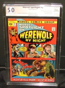Marvel Spotlight #2 VG/FN 5.0 PGX 1st WEREWOLF BY NIGHT! SIGNIERT NEAL ADAMS! - Bild 1 von 3