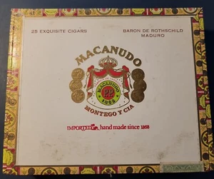 Macanudo - Vintage leere Zigarrenkiste aus Holz - Dominikanische Republik - Bild 1 von 5