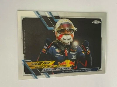 2021 Topps Chrome Formula 1 F1 Max Verstappen #155 - Image 1 of 2