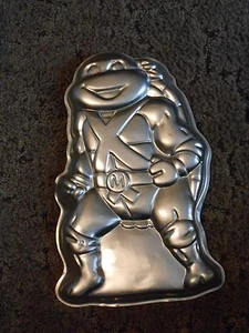 VTG 1989 WILTON TEENAGE MUTANT NINJA TURTLES CAKE PAN RETIRED - Imagen 1 de 2
