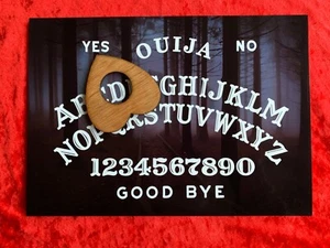 Holz Ouija Brettspiel Brettspiel Anleitung Bizarr  - Bild 1 von 4