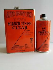  Mirror finish urethane clearcoat kit w/tack cloth auto body shop car paint 