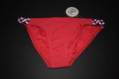 Nuevo fondo de bikini SO Junior, XS, S o L, rojo, blanco y azul Foto 1 de 4