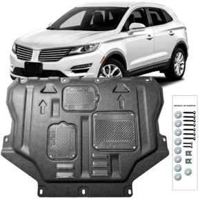 For Lincoln MKC 15-19 2.0T Auto Engine Plastic Steel Splash Guards Mud Flaps - Foto 1 di 11
