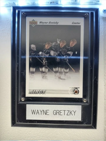 Wayne Gretzky Mini Plaque Los Angeles Kings Vintage Cover
