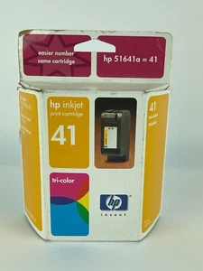 HP 41 Tri-Color Ink Catridge 51641A Genuine Factory Sealed New - Picture 1 of 8