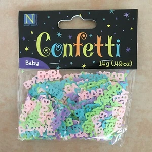 Confetti Baby Multicolor Nicole's Basic Crafts Corner Decoration Tabletop Packs - Picture 1 of 2