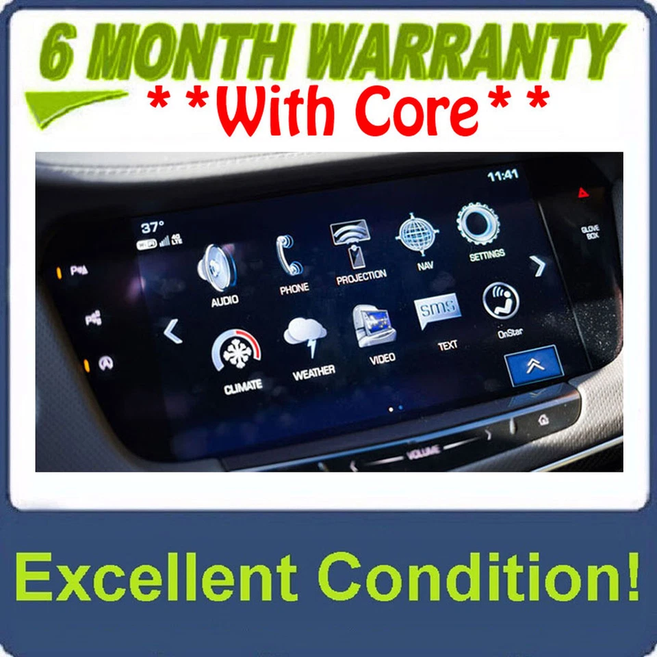 2016 - 2018 Cadillac CT6 Navigation Information Media Display Screen - Image 1 of 4