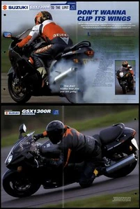 Suzuki GSX1300R Hayabusa - Limit - Essential Superbike Data File Fold-Out Page - Picture 1 of 1