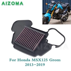 Replacement Motorcycle Intake Filter With Cleaner For Honda MSX125 Grom 2013-19 - Picture 1 of 12