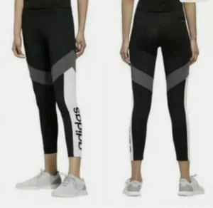 ADIDAS WOMEN CLIMALITE DESIGN 2 MOVE AEROREADY HIGH RISE 7/8 LEGGING BLACK LARGE - Foto 1 di 5