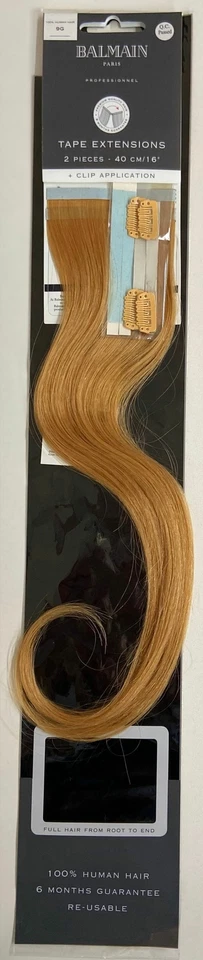 Balmain Tapeextensions 40cm 9G Very Light Deep Gold Blond