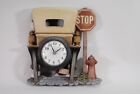 size 75 auto battery - Vintage 1975 Burwood Wall Clock 1908 Model A Car Scene Battery Works Great