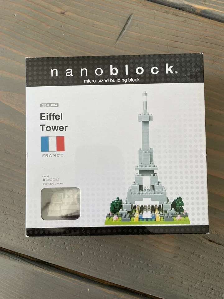 Nanoblock Torre Eiffel NBH004 NOVO NA CAIXA Kit de Construção de Blocos França - Imagem 1 de 1