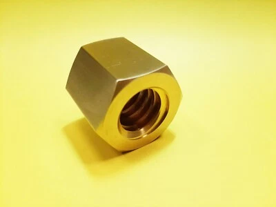 Sechskantmutter Trapezgewindemutter Messing eingängig DIN 103 Toleranz 7H - Bild 1 von 2