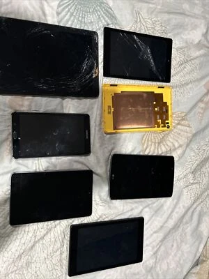 Lot 5 Samsung Galaxy Tab A ,Tab 4 ,Fire HD 8 ,lg Gpad And Nexus - Image 1 of 4