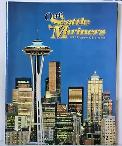 1992 Unser Seattle Mariners Programm & Scorecard Ken Griffey Jr. Randy Johnson - Bild 1 von 9
