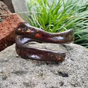 Antique Red Akar Bahar Coral Maluku Ocean Handmade Bangle Bracelet #8 - Picture 1 of 5