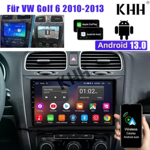 9" Android 13 Für VW Golf 6 2010-2013 Autoradio GPS NAVI WIFI Carplay Kamera 64G - Bild 1 von 10