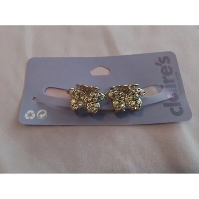 Заколки заколки бабочки со стразами Claires - Изображение 1 из 4