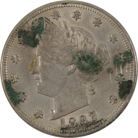 1892 Liberty Head V Nickel XF EF Extremely Fine Details SKU:CPC3677 Cover
