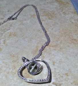 TAYLOR AVEDON Brand New Heart necklace sterling silver USA MADE $290 csn062600p - Picture 1 of 4
