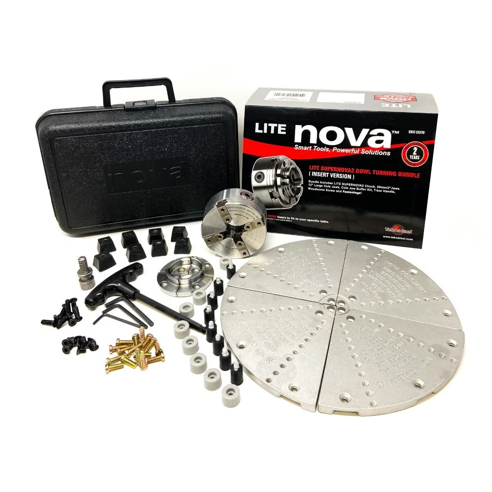 NOVA LITE SUPERNOVA2 INSERT VERSION BOWL TURNING CHUCK BUNDLE (SKU