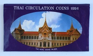 1994 Thailand Official Uncirculated 8 Coin Set ROYAL THAI MINT Circulation Coins - Picture 1 of 8