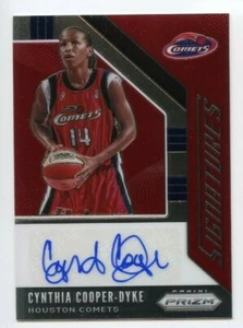 2020 Panini PRIZM WNBA Base Autograph Card - Cynthia Cooper-Dyke (Comete) - Foto 1 di 1