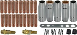 MB15 15AK Contact Tip M6 .03'' 0.8mm 0.035“ 0.9mm Kit For MIG Welding Torch 33pk - Picture 1 of 6