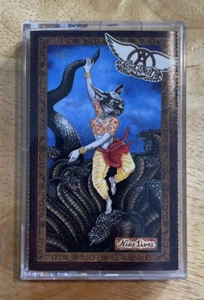 Aerosmith Nine Lives Cassette Tape 1997 VG - Picture 1 of 2